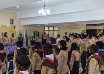 Buka JOTA-JOTI 2022 Kwarcab Bantul, Kak Emi Berpesan Agar Peserta Jaga Tutur Kata dan Sopan Santun