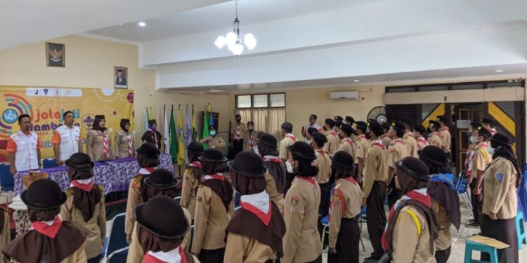Buka JOTA-JOTI 2022 Kwarcab Bantul, Kak Emi Berpesan Agar Peserta Jaga Tutur Kata dan Sopan Santun