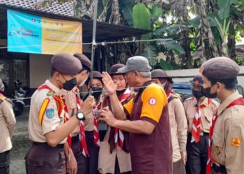 JOTA-JOTI Tahun 2022 Kwarcab Sleman Terselenggara dengan Lancar, Peserta Diharapkan dapat Berbagi Ilmu di Gugusdepan