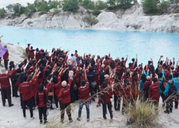 Kunjungi Kulong Biru di Bangka Belitung, Puluhan Anggota Saka Pariwisata pada Peran Saka Nasional Tahun 2022 Dibuat Takjub