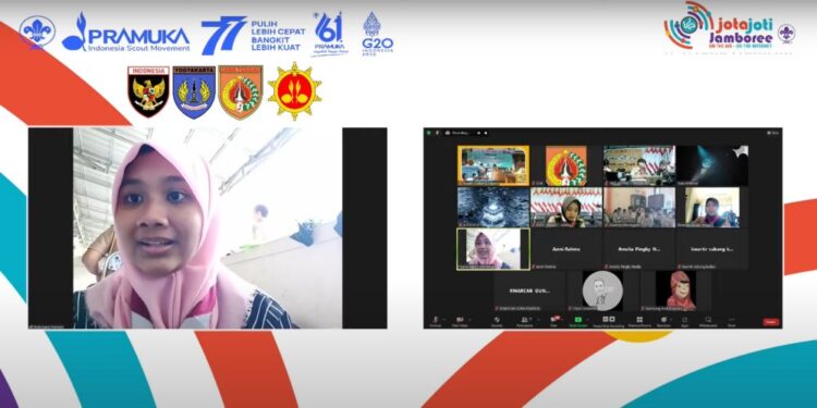 Lima Kwarcab di DIY Laporkan Situasi Kegiatan JOTA-JOTI di Masing-Masing Stasiun Secara Online