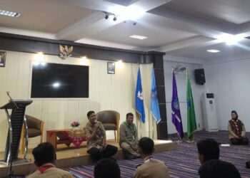 Rektor Universitas Bangka Belitung Bagi Pengalaman di Subcamp Saka Kalpataru dan Wanabakti Peran Saka Nasional Tahun 2022