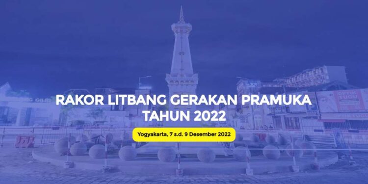 Rakor Puslitbang Gerakan Pramuka Diselenggarakan di Yogyakarta pada 7 sampai 9 Desember 2022