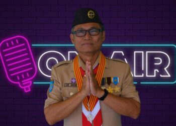 Kak Sri Budoyo Sampaikan Refleksi Kegiatan Kwarda DIY Tahun 2022 pada Siaran Kawruh RRI Pro 4 Yogyakarta