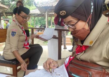 Belajar Membatik Salah Satu Potensi Unggulan di Kampung Pramuka Wukirsari