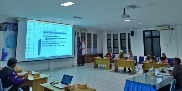 Persiapan Karya Bakti Nataru 2022, Kwarda DIY Menggelar Koordinasi Bersama Kwarcab