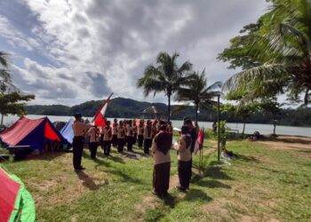 22 Pramuka SMK Kesehatan Bantul Dikukuhkan sebagai Penegak Bantara pada Pertengahan Januari 2023