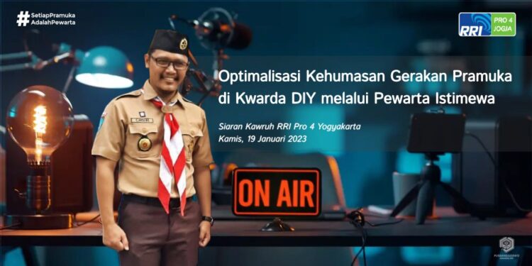 Kawruh RRI Pro 4 Yogyakarta, Ketua PusbangJusinfo Kupas Optimalisasi Pengelolaan Kehumasan di Kwarda DIY