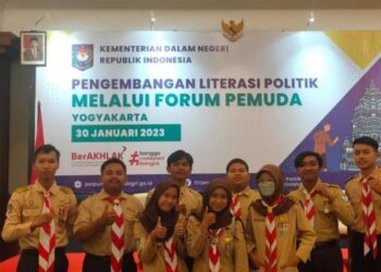 Pramuka Penegak dan Pandega Sleman Ikuti Pengembangan Literasi Melalui Forum Pemuda