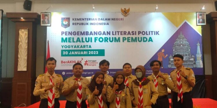 Pramuka Penegak dan Pandega Sleman Ikuti Pengembangan Literasi Melalui Forum Pemuda
