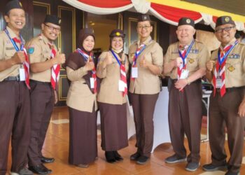 Pimpinan Kwarda DIY Ikuti Rakernas Gerakan Pramuka Tahun 2023 di Cibubur