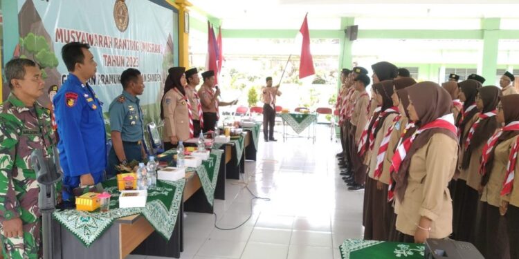Pelantikan DKR Sanden Masa Bakti 2023-2026, Ketua Kwarran : Semoga Dapat Meneruskan Estafet Kerja Sebelumnya