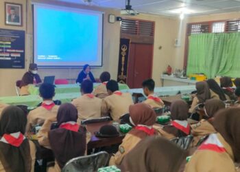 Kwarran Seyegan Sosialisasi Saka Taruna Bumi dan Wira Kartika, Puluhan Penegak Antusias Mengikutinya