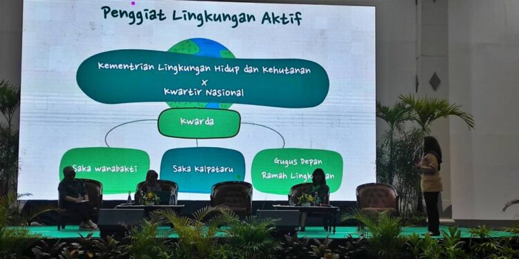 Kak Dijah Sampaikan Penggiat Lingkungan Aktif pada Talkshow Peran Wanita dalam Pelestarian Lingkungan Hidup dan Hutan Berkelanjutan