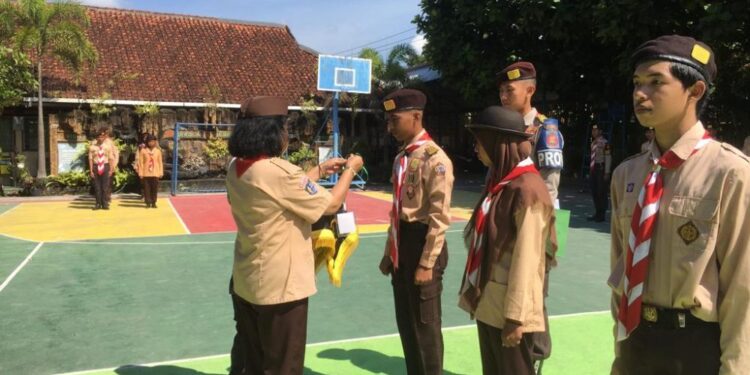 Buka Diksar Tiga Saka, Ketua Kwarran Seyegan Meminta agar Selalu Berinovasi di Bidang Masing-Masing