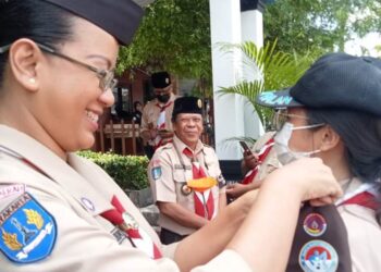 Posko Karya Bakti Lebaran tahun 2023 Teteg Abu Bakar Ali dapat Kunjungan Ketua Kwarda DIY