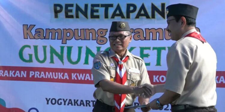 Kampung Pramuka Gunungketur Resmi Ditetapkan, Diharapkan Bisa Menumbuhkan Jiwa-Jiwa Kemandirian
