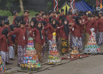 Pramuka SMP Negeri 2 Moyudan Gelar Perkemahan Bertajuk Budaya di Buper Joko Garong