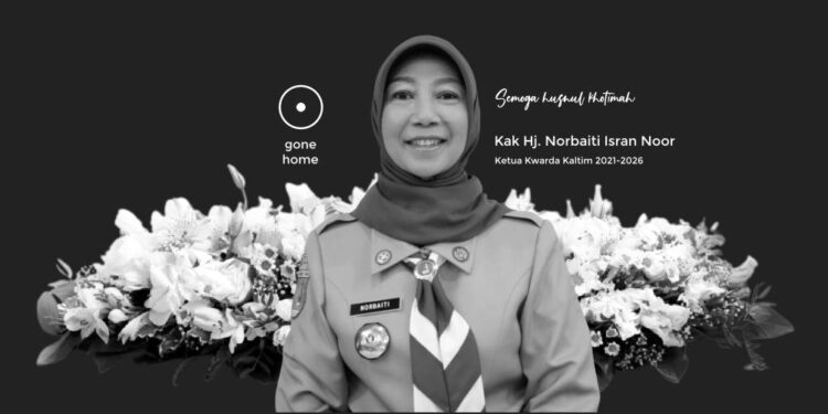 Kabar Duka dari Kwarda Kaltim, Kak Hj. Norbaiti Isran Noor Meninggal Dunia