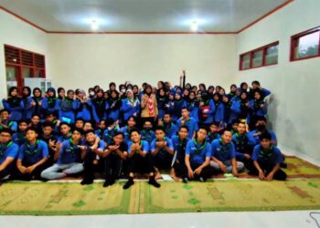 Puluhan Peserta Perkemahan SMAN 1 Sleman Antusias Ikuti Materi Jurnalistik