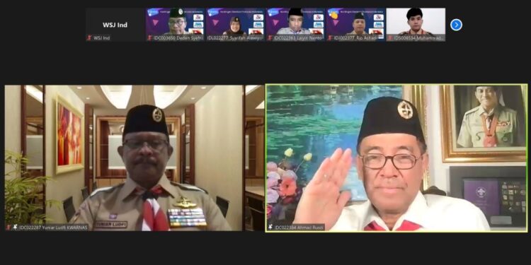 Kwarnas Selenggarakan Training Center Online Kontingen Jambore Dunia Tahun 2023