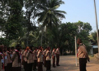 SMK Maarif 1 Temon Gelar Kemah Akhir Tahun