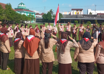 Pengimbasan KPN 2023, Kwarran Godean Jadi Tuan Rumah Karang Pamitran Cabang Sektor Barat