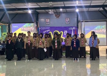 MPLS SMK N 1 Yogyakarta Tampilkan Display Ekstrakurikuler Pramuka