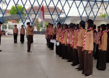 Sebanyak 35 orang Calon Penegak SMA N 9 Yogyakarta Dilantik Menjadi Penegak Bantara
