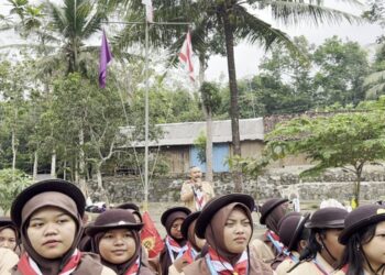 Pramuka SMAN 1 Seyegan Deklarasikan Anti Tindak Kekerasan, Penyalahgunaan Narkoba, Pornografi, dan Pornoaksi
