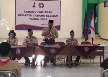 Kwarran Depok Jadi Tuan Rumah Karang Pamitran Cabang Sleman di Sektor Timur