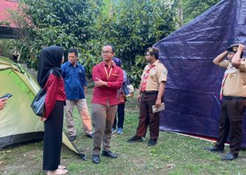 Tim Pinkonda DIY untuk Rainas XII Monitoring Pembekalan Peserta di Kontingen Cabang Sleman dan Kulon Progo