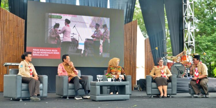 Talkshow di FPJ 2023, Ka Mabida Pramuka DIY Berharap Saka Wirausaha Menjadi Pioneer dalam Mengatasi Pengangguran