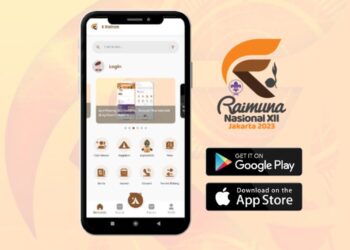 Tersedia di Play Store dan App Store, Aplikasi E Rainas akan Menunjang Aktivitas Warga Raimuna Nasional XII
