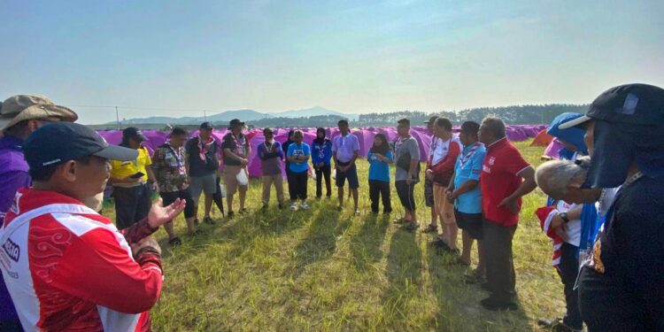 Pimpinan Kontingen Indonesia Briefing Perdana di Area Jambore Dunia ke-25 Korea Selatan