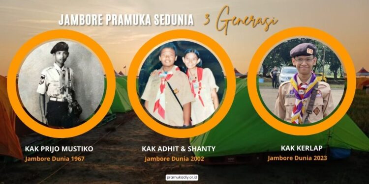 Cerita Tiga Generasi Mengikuti Tiga Jambore Pramuka Sedunia