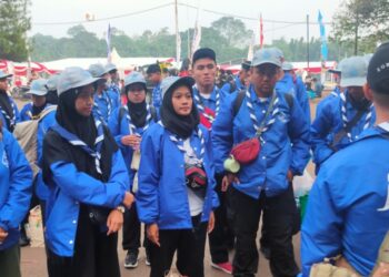 Peserta Rainas XII Konda DIY Disambut Mentari Pagi Buperta Cibubur