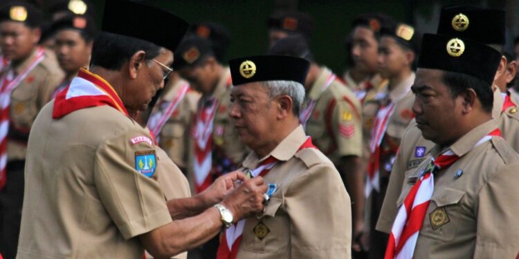 Inilah 10 Penerima Lencana Darma Bakti pada Apel Besar Hari Pramuka ke-62 Kwarda DIY
