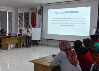 Plan Internasional Indonesia Fasilitasi Materi Kajian Risiko Partisipatif pada Bimtek Penerapan SPAB di Gugusdepan Kwarda DIY