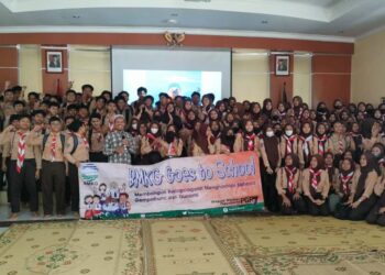 Berkunjung ke BMKG, Ratusan Pramuka SMP Negeri 4 Gamping Mendapatkan Materi Khusus Terkait Kebencanaan
