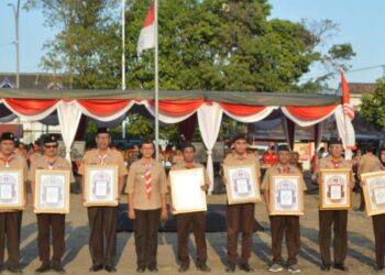 Lima Kwarcab di DIY Mendapatkan Apresiasi dari Kwarnas atas Partisipasi Aktif dalam Bulan Bakti Pramuka Tahun 2023