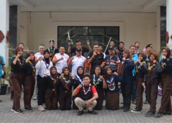 Semangat Peserta dalam Mengikuti Kegiatan JOTA-JOTI 2023 Kwarda DIY