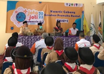 JOTA-JOTI 2023 Kwarcab Bantul Dibuka oleh Kak Emi