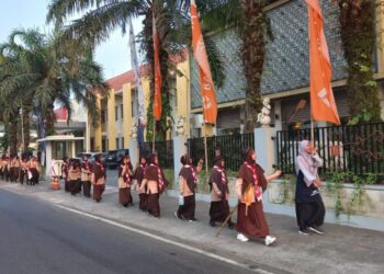 SMPIT Alam Insan Mulia Bantul Selenggarakan Kemah Tangguh Penggalang 2023
