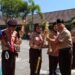 Pramuka MTsN 4 Gunungkidul Raih Juara di Lomba Baris Berbaris Tongkat Tingkat Kwarcab