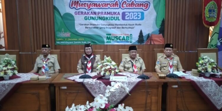 Kak Nunuk Setyowati Terpilih sebagai Ketua Kwarcab Gunungkidul Masa Bakti 2023-2028