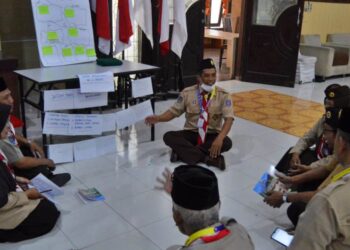 Praktik Melatih Pembina, Peserta KPL Kwarda DIY Tahun 2023 Kuatkan Kompetensi