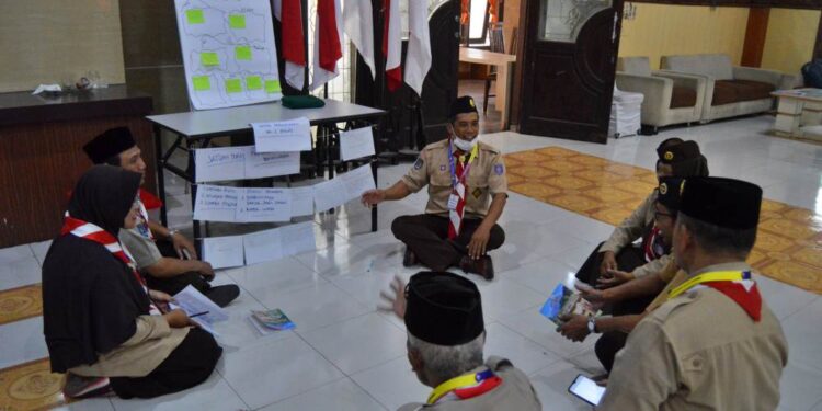 Praktik Melatih Pembina, Peserta KPL Kwarda DIY Tahun 2023 Kuatkan Kompetensi