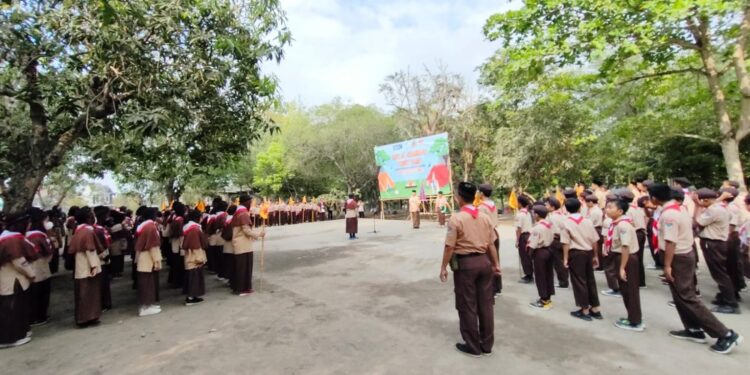 SDIT Al Khairaat Yogyakarta Gelar Kemah Ukhuwah dan Pelantikan Penggalang Ramu