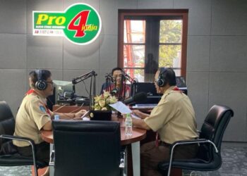 Siaran Kawruh di RRI Pro 4 Yogyakarta, Kak Narto dan Kak Dwi Bahas Gudep Ramah Lingkungan di Wilayah Kwarcab Bantul